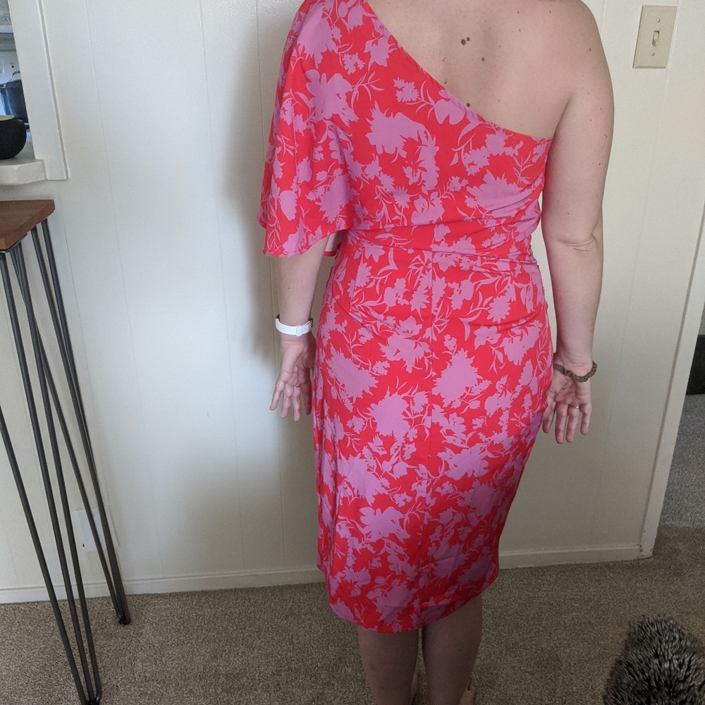 One shoulder summer dress